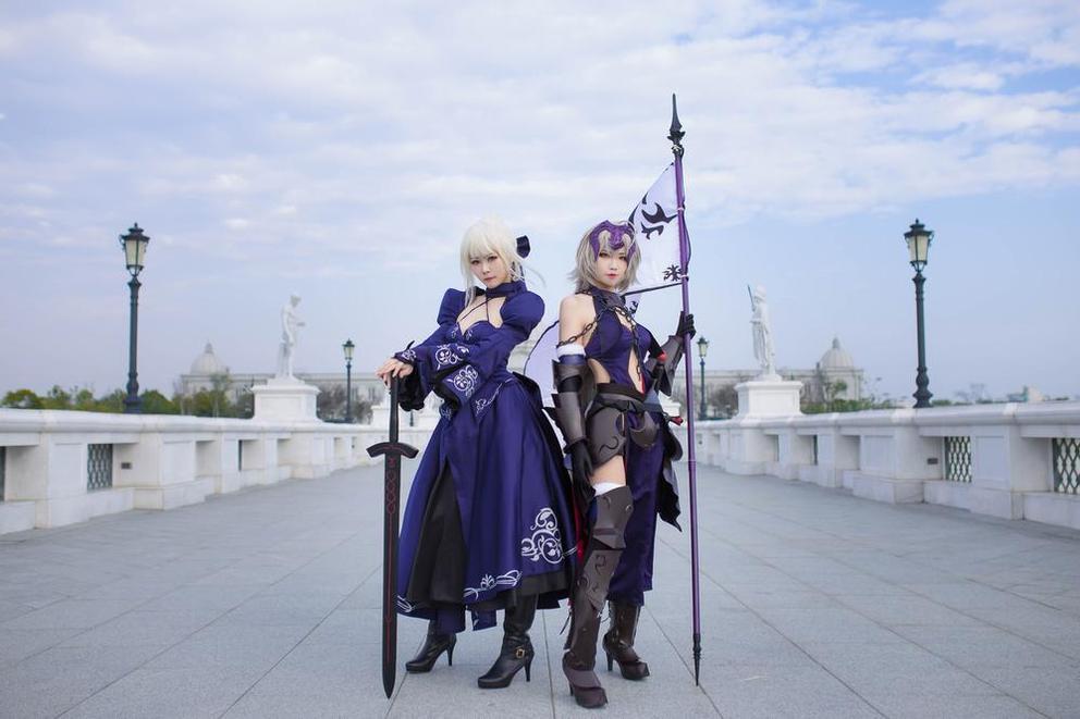 原创cosplay作品，Kaya萱cos优菈展现现实与虚幻之美