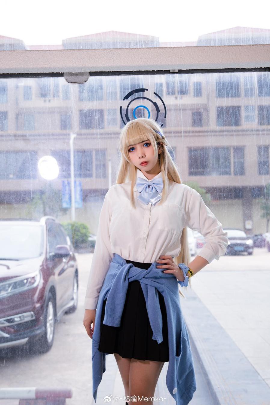 高清meroko魅瞳狂三cosplay照片完美呈现，二次元女神再现