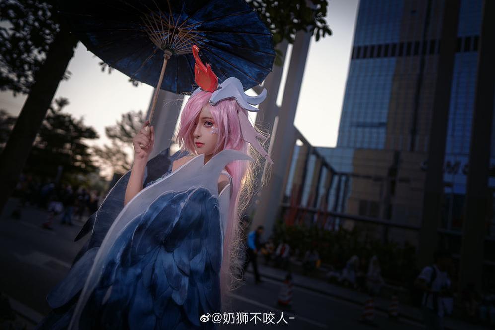 美丽的奶狮不咬人cos不知火舞，是每一个cosplayer的代表