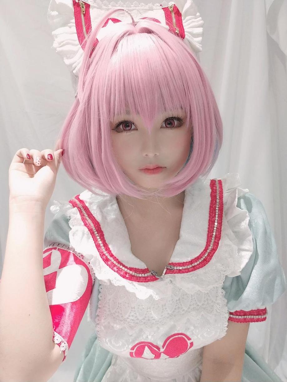 唯美摄影作品：蜜汁猫裘巫女小狐狸的神秘邂逅