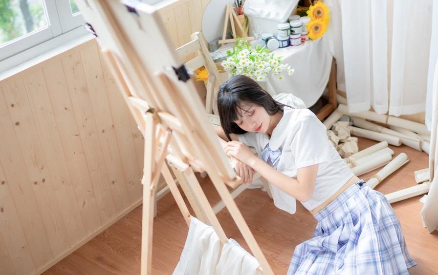 神仙颜值，皮肤white！“西呱呀呀呀_jk”cos作品值得一看